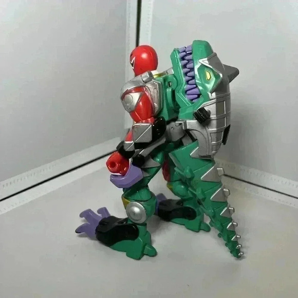 Power Rangers Dinosuar Thunder 8" MEGAZORD RANGER TRANSFORMER toy action figure - Picture 4 of 5